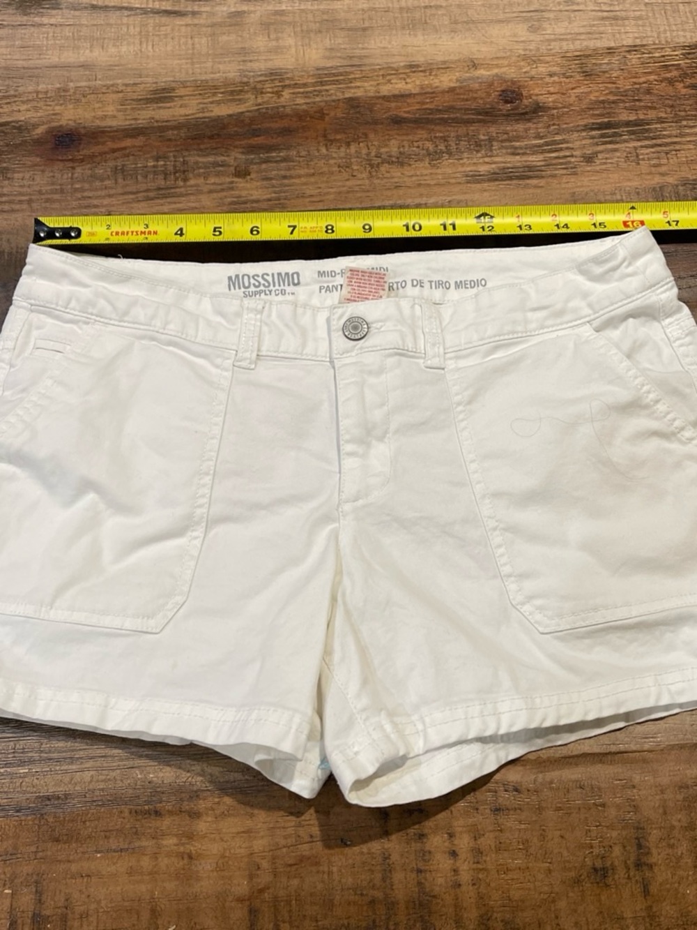 Mossimo Supply Co. White High Waist Women’s Shorts
